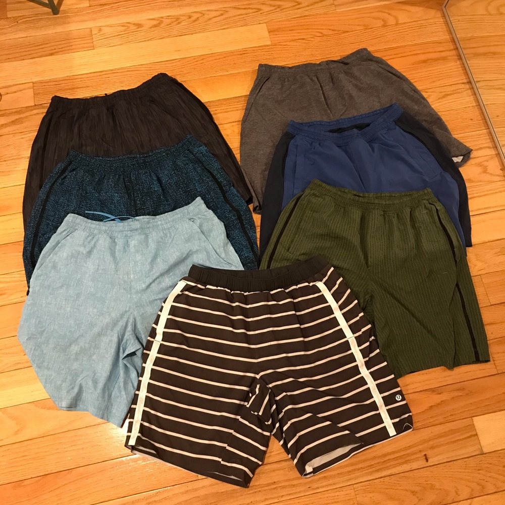Lululemon Shorts Lot - Pacebreaker 7 Total